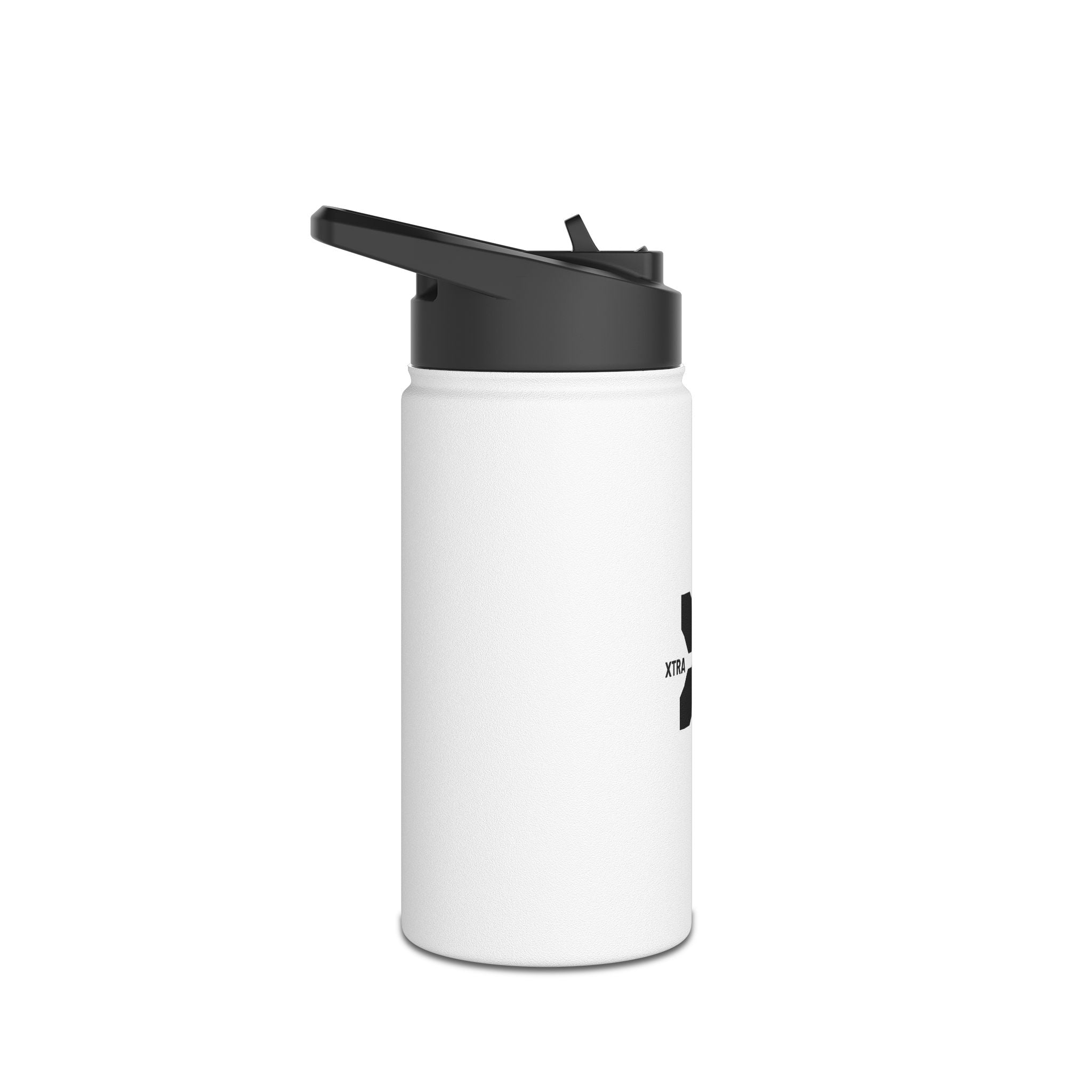 Xtra Time Stainless Steel Water Bottle — Insulated Sports Bottle with Standard Lid