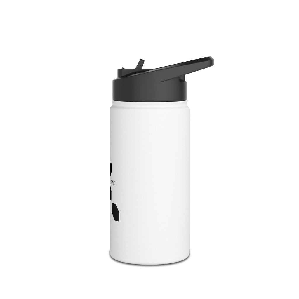 Xtra Time Stainless Steel Water Bottle — Insulated Sports Bottle with Standard Lid
